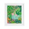 Stupell Industries Flamingos in Dotted Pond Framed Print Under Glass, design by Nabeela Rumi